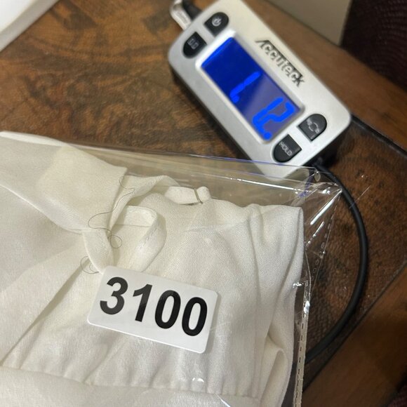 SNDYS Indigo Dress Womans‎ XL White Maxi Plunging Neckline Summer Flowy NEW - Picture 13 of 13